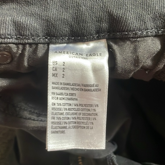 American Eagle black Jean shorts - Picture 4 of 4